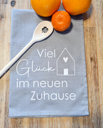 Lade das Bild in den Galerie-Viewer, Geschirrspültuch mit Kochlöffel/ Geschenk zum Einzug/ Einweihungsgeschenk
