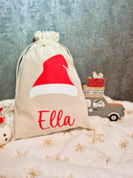 Lade das Bild in den Galerie-Viewer, Weihnachtsbeutel/ Nikolausbeutel personalisiert mit Namen/ originelle Geschenkeverpackung

