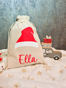 Weihnachtsbeutel/ Nikolausbeutel personalisiert mit Namen/ originelle Geschenkeverpackung