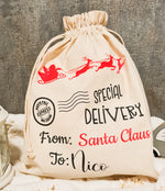 Lade das Bild in den Galerie-Viewer, Weihnachtsbeutel/personalisierter Weihnachtsbeutel/Personalisierte Geschenke für Kinder
