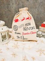 Lade das Bild in den Galerie-Viewer, Weihnachtsbeutel/personalisierter Weihnachtsbeutel/Personalisierte Geschenke für Kinder
