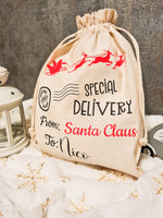 Lade das Bild in den Galerie-Viewer, Weihnachtsbeutel/personalisierter Weihnachtsbeutel/Personalisierte Geschenke für Kinder
