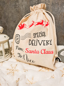 Weihnachtsbeutel/personalisierter Weihnachtsbeutel/Personalisierte Geschenke für Kinder