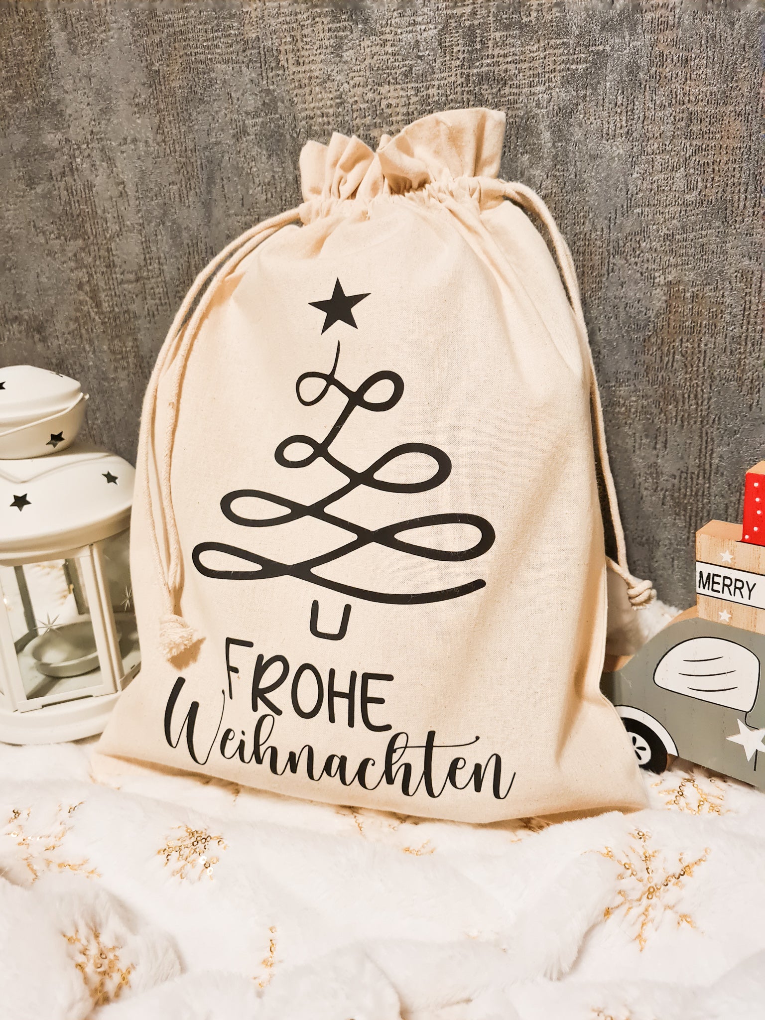 Weihnachtsbeutel/ originelle Geschenkeverpackung