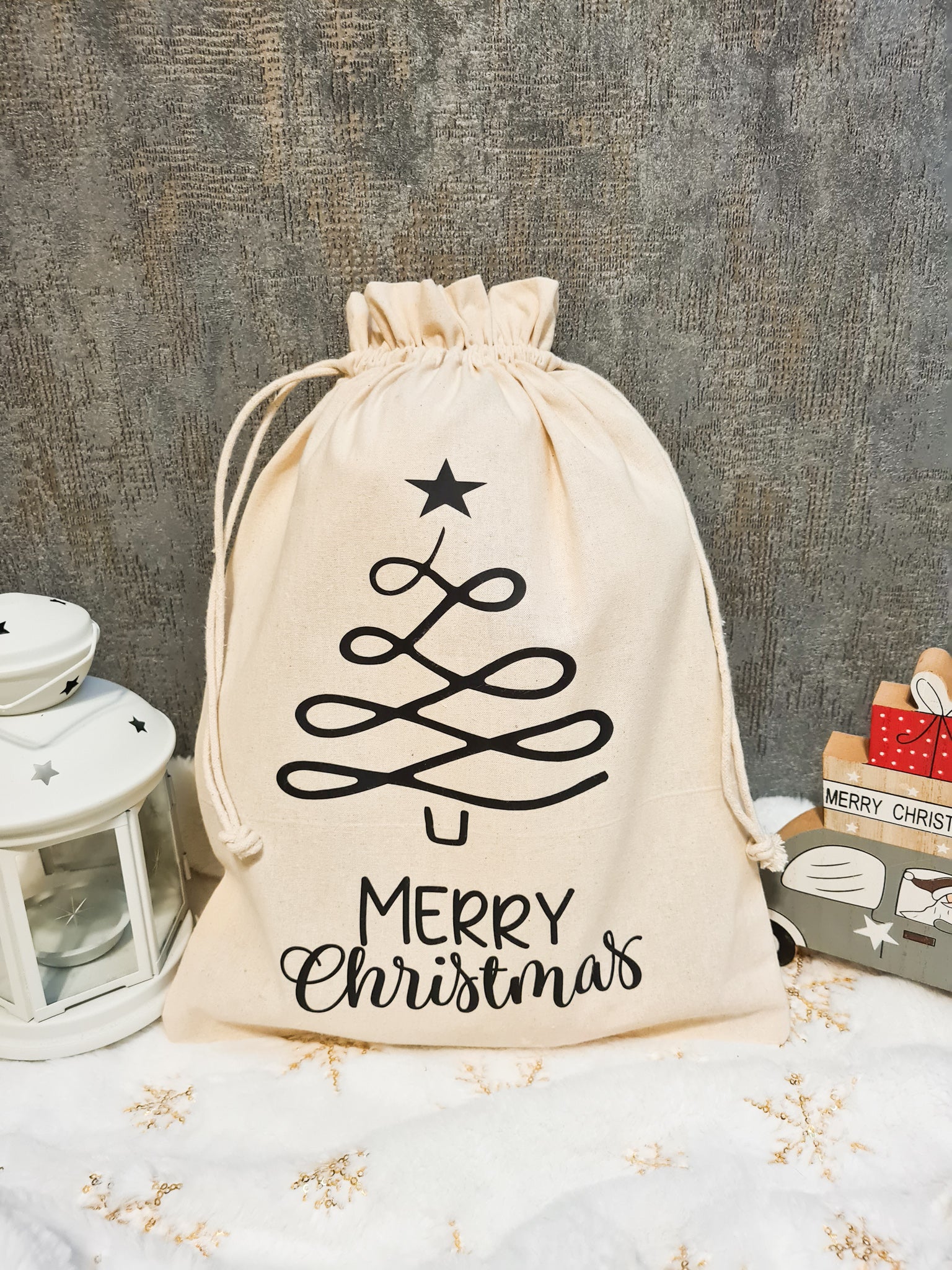 Weihnachtsbeutel/ originelle Geschenkeverpackung